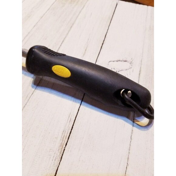 CushN Cush N Whipping Balloon 18/8 Stainless Steel Whisk Black Handle 9 1/2" - Picture 2 of 7